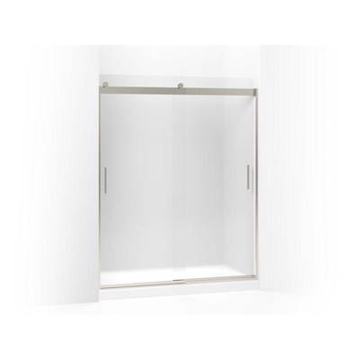 Kohler K-706009-D3-MX - Levity Sliding Shower Door, 74'' H X 56-5/8 - 59-5/8'' W, With 1/4'' Thick Frosted Glass And Blade Handles