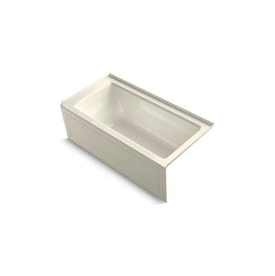 Kohler K-1946-RAW-96 - Archer 60'' X 30'' Alcove Bath With Bask Heated Surface, Integral Apron, Integral Flange, And Right-Hand Drain
