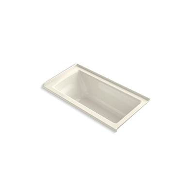 Kohler K-1946-RW-96 - Archer 60'' X 30'' Alcove Bath With Bask Heated Surface, Integral Flange, And Right-Hand Drain
