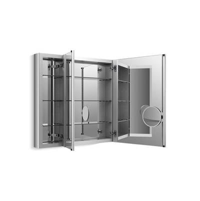 Kohler K-99011-SCF-NA - Verdera 40'' W X 30'' H Aluminum Medicine Cabinet With Adjustable Flip-Out Flat Mirror