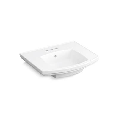 Kohler K-24051-4-0 - Kelston Pedestal Bathroom Sink With 4'' Centerset Faucet Holes