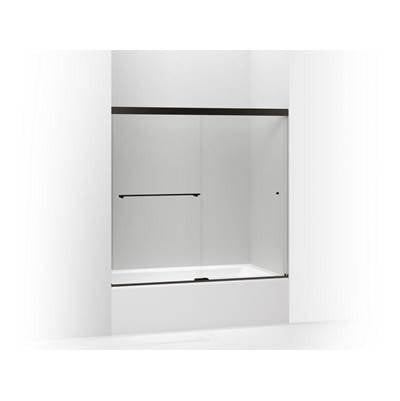 Kohler K-707000-L-ABZ - Revel Sliding Bath Door, 55-1/2'' H X 56-5/8 - 59-5/8'' W, With 1/4'' Thick Crystal Clear Glass