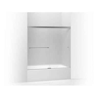 Kohler K-707000-D3-SHP - Revel Sliding Bath Door, 55-1/2'' H X 56-5/8 - 59-5/8'' W, With 1/4'' Thick Frosted Glass