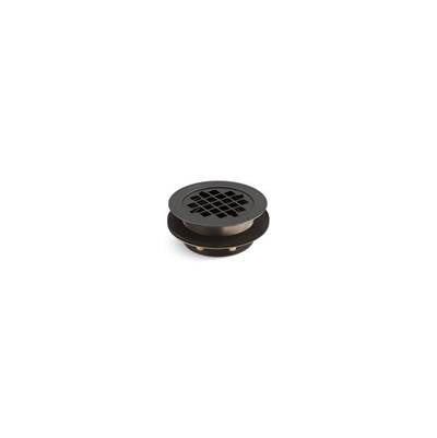 Kohler K-9132-BL - Round Shower Drain For Use With Plastic Pipe, Gasket Included
