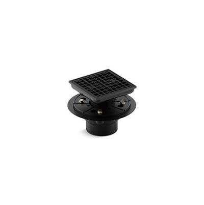 Kohler K-9136-BL - Clearflo Square Design Tile-In Shower Drain