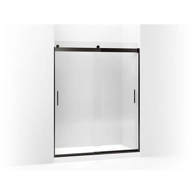 Kohler K-706009-L-ABZ - Levity Sliding Shower Door, 74'' H X 56-5/8 - 59-5/8'' W, With 1/4'' Thick Crystal Clear Glass
