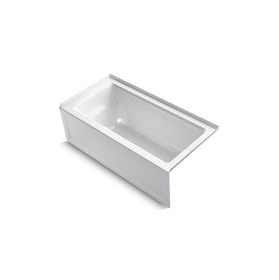 Kohler K-1946-RA-0 - Archer 60'' X 30'' Alcove Bath With Integral Apron, Integral Flange And Right-Hand Drain