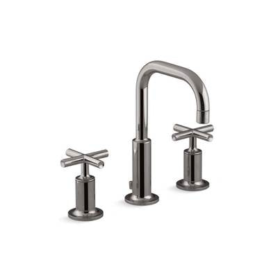 Kohler K-14406-3-TT - Purist Widespread Bathroom Sink Faucet With Cross Handles 1.2 Gpm