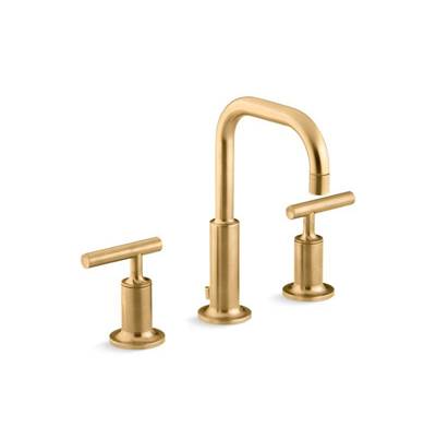 Kohler K-14406-4-2MB - Purist Widespread Bathroom Sink Faucet With Lever Handles, 1.2 Gpm