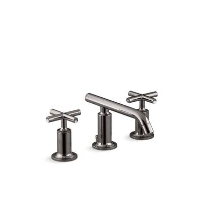 Kohler K-14410-3-TT - Purist Widespread Bathroom Sink Faucet With Cross Handles 1.2 Gpm