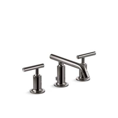 Kohler K-14410-4-TT - Purist Widespread Bathroom Sink Faucet With Lever Handles 1.2 Gpm