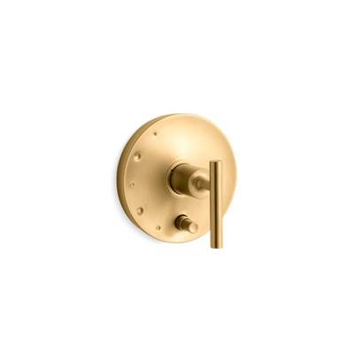Kohler K-T14501-4-2MB - Purist Rite-Temp Valve Trim With Push-Button Diverter And Lever Handle