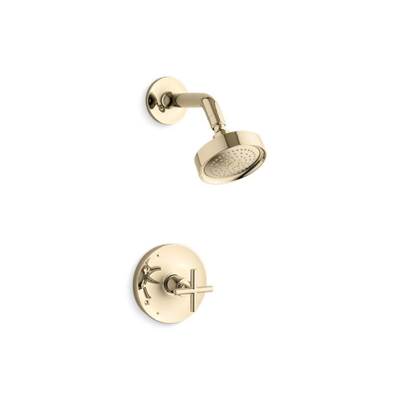 Kohler K-TS14422-3-AF - Purist Rite-Temp Shower Trim Kit With Cross Handle 2.5 Gpm