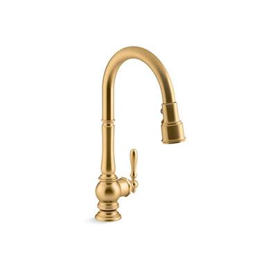 Kohler K-99259-2MB - Artifacts Pull-Down Kitchen Sink Faucet With Three-Function Sprayhead