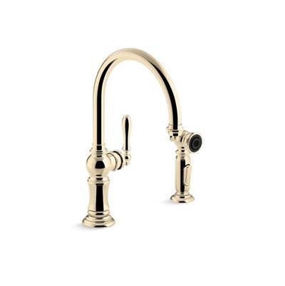 Kohler K-99262-AF - Artifacts Single-Handle Kitchen Sink Faucet With Two-Function Sprayhead