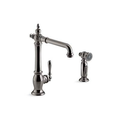 Kohler K-99265-TT - Artifacts Single-Handle Kitchen Sink Faucet With Sidesprayer