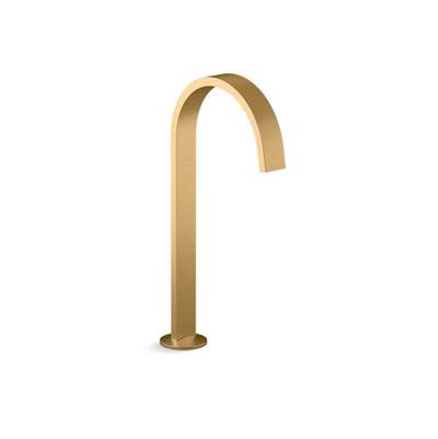 Kohler K-77966-2MB - Components Bathroom Sink Spout With Ribbon Design, 1.2 Gpm
