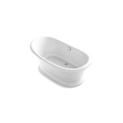 Kohler K-21000-W-0 - Artifacts 66-1/8'' X 32-1/2'' Freestanding Bath With White Exterior
