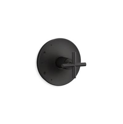 Kohler K-TS14423-3-BL - Purist Rite-Temp Valve Trim With Cross Handle