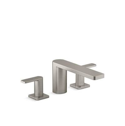 Kohler K-27121-4-BN - Parallel Two-Handle Deck-Mount Bath Faucet