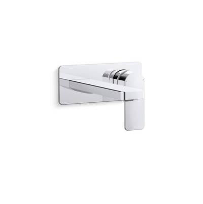 Kohler K-22567-4-CP - Parallel Wall-Mount Single-Handle Bathroom Sink Faucet, 1.2 Gpm