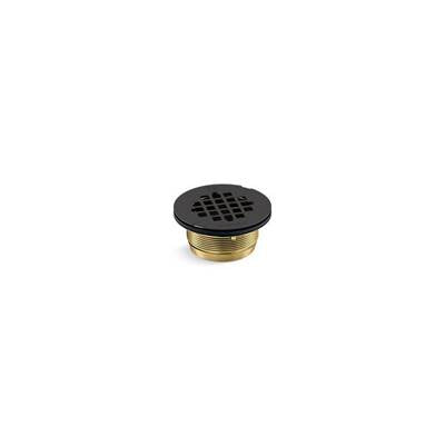 Kohler K-22675-BL - Round Brass Shower Receptor Drain