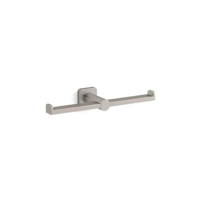 Kohler K-21897-BN - Parallel Double Toilet Paper Holder