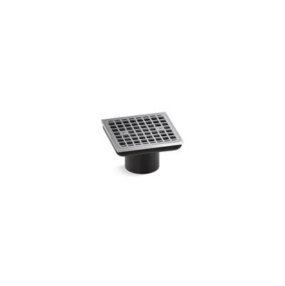 Kohler K-22665-CP - Clearflo Square Brass Tile-In Shower Drain (Drain Body Not Included)