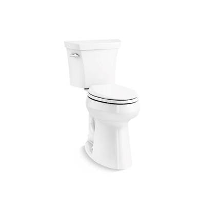 Kohler K-25224-0 - Highline Tall Two-Piece Elongated Toilet, 1.28 Gpf