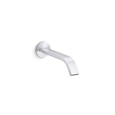 Kohler K-T23888-CP - Components Wall-Mount Bathroom Sink Faucet Spout With Ribbon Design, 1.2 Gpm