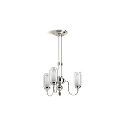 Kohler K-22657-CH03-SNL - Artifacts Three-Light Chandelier