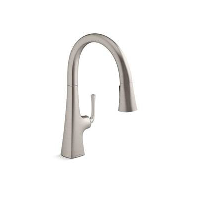 Kohler K-22062-VS - Graze Pull-Down Kitchen Sink Faucet With Three-Function Sprayhead
