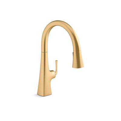 Kohler K-22068-WB-2MB - Graze Touchless Pull-Down Kitchen Sink Faucet With Kohler Konnecte And Three-Function Sprayhead