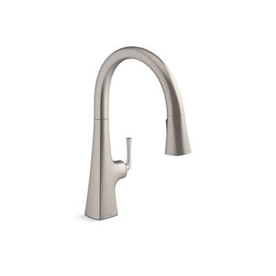 Kohler K-22068-VS - Graze Touchless Pull-Down Kitchen Sink Faucet With Three-Function Sprayhead