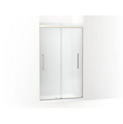 Kohler K-707601-8D3-BNK - Pleat Frameless Sliding Shower Door, 79-1/16'' H X 44-5/8 - 47-5/8'' W, With 5/16'' Thick Frosted Glass