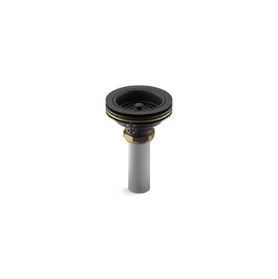 Kohler K-8801-BL - Duostrainer Sink Drain And Strainer With Tailpiece