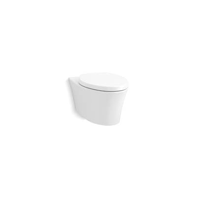 Kohler K-31539-0 - Veil Wall-Hung Compact Elongated Toilet, Dual-Flush