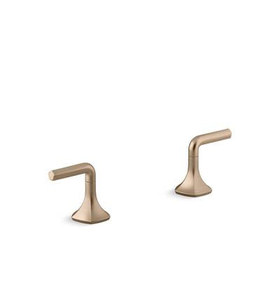 Kohler K-27010-4-BV - Occasion Lever Bathroom Sink Faucet Handles