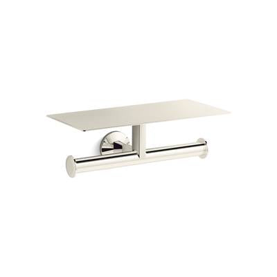 Kohler K-78384-SN - Components Covered Double Toilet Paper Holder