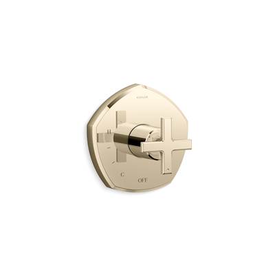 Kohler K-TS27043-3-AF - Occasion Rite-Temp Valve Trim With Cross Handle
