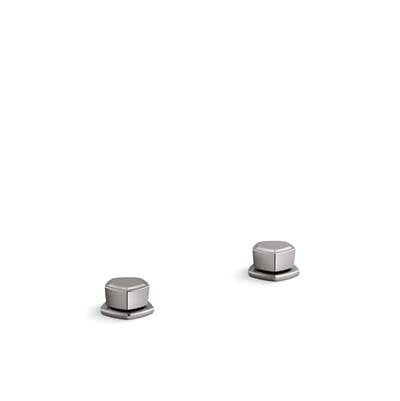 Kohler K-27010-9-TT - Occasion Knob Bathroom Sink Faucet Handles