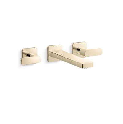 Kohler K-T27120-4-AF - Parallel Wall-Mount Bathroom Sink Faucet Trim 1.2 Gpm