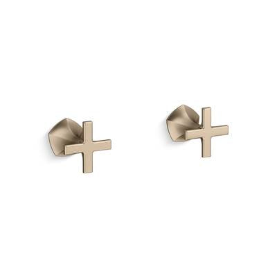 Kohler K-T27013-3-BV - Occasion Wall-Mount Bathroom Sink Faucet Cross Handle Trim 1.2 Gpm