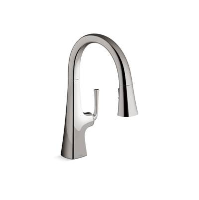 Kohler K-22063-TT - Graze Pull-Down Kitchen Sink Faucet With Three-Function Sprayhead