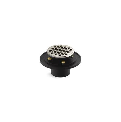 Kohler K-22671-SN - Clearflo Round Brass Tile-In Shower Drain