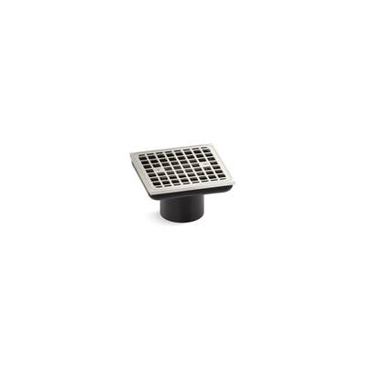 Kohler K-22665-SN - Clearflo Square Brass Tile-In Shower Drain (Drain Body Not Included)
