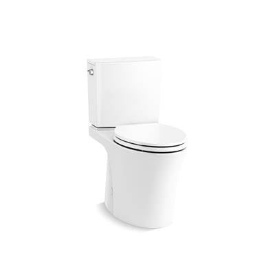 Kohler K-28161-0 - Veil Two-Piece Elongated Toilet With Skirted Trapway 1.28 Gpf
