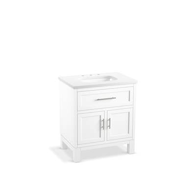 Kohler K-28380-ASB-0 - Quo 30 In. Bathroom Vanity Cabinet With Sink And Quartz Top