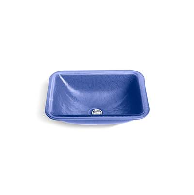 Kohler K-28823-G6-B11 - Yepsen Glass Undermount Bathroom Sink In Opaque Sapphire
