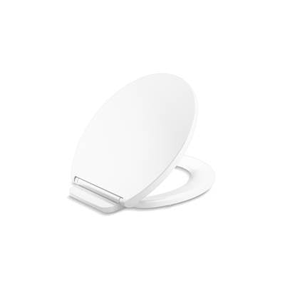 Kohler K-27332-0 - Glissade Readylatch Quiet-Close Round-Front Toilet Seat